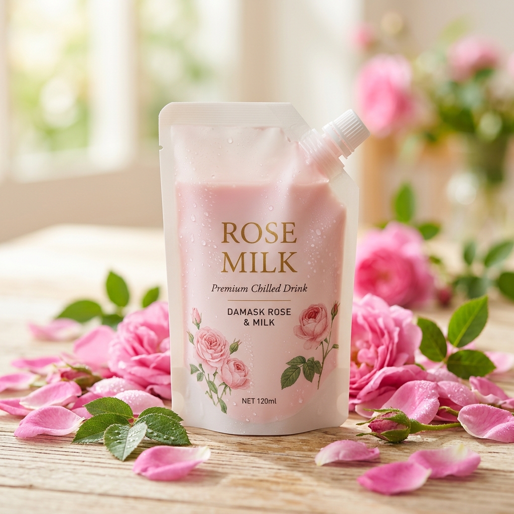 Shiv Mini Rose Milk Pouch (120ml) for ₹10